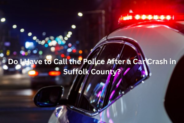 Do I Have to Call the Police After a Car Crash in Suffolk County
