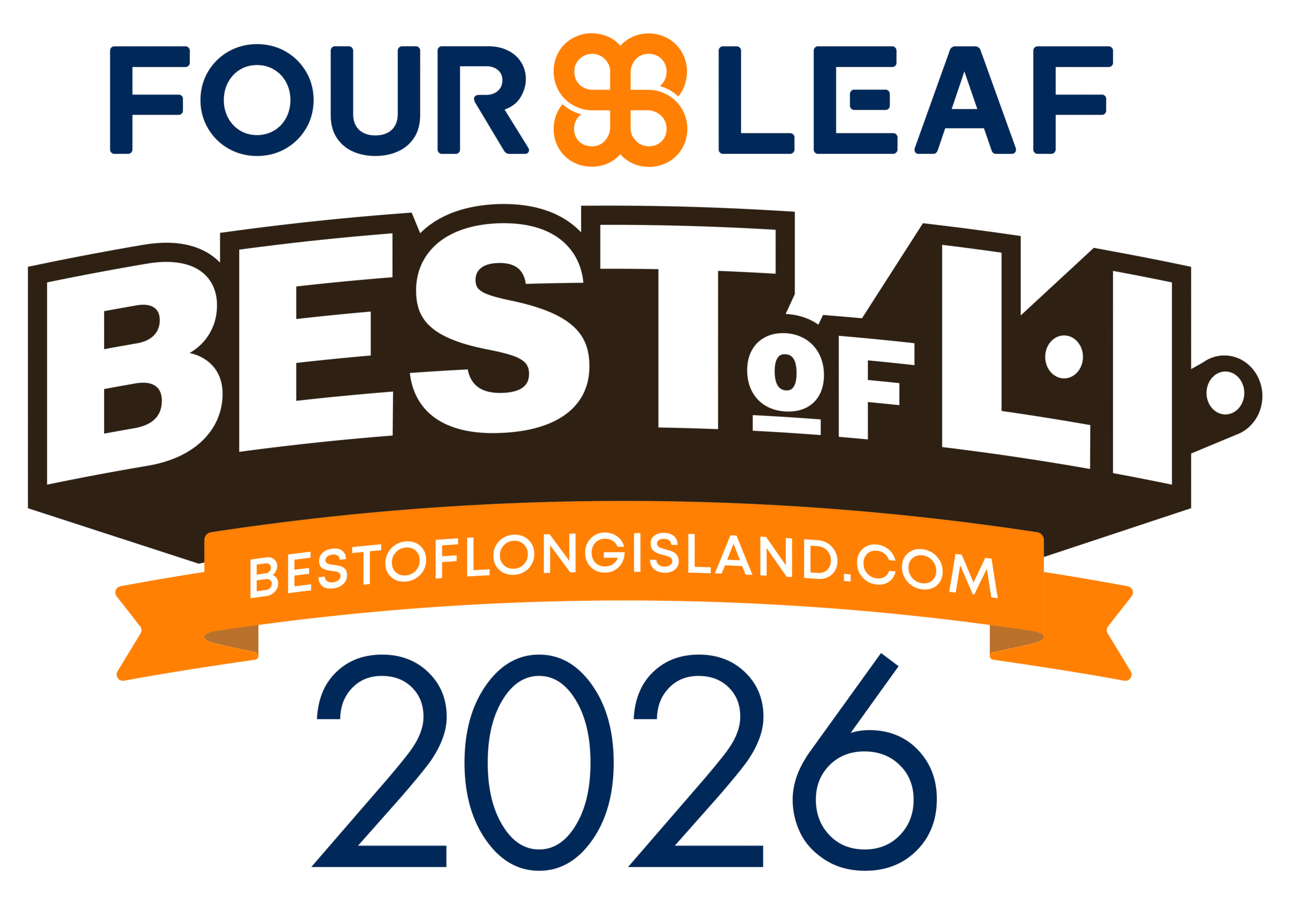 Four Leaf Best of Long Island award badge